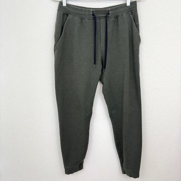 Lululemon Mens City Sweater Jogger Size L Sweat Pant M5484S Heather Dark Olive - Picture 1 of 8